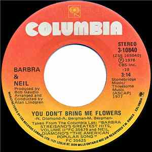 Barbra & Neil - You Don't Bring Me Flowers download free
