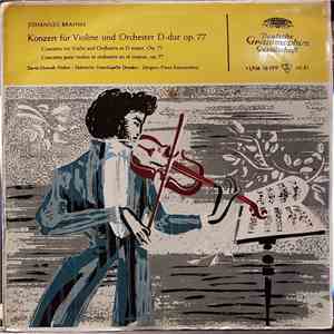 Johannes Brahms, David Oistrach, Sächsische Staatskapelle Dresden, Franz Konwitschny - Concerto For Violin And Orchestra In D Major, Op. 77 download free