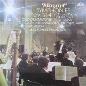 Mozart - Česká Filharmonie, Wolfgang Sawallisch - Symphonies Nos· 38··41 In D Major "Prague" In E Flat Major In G Minor In C Major "Jupiter" download free