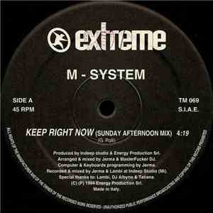 M-System - Keep Right Now download free