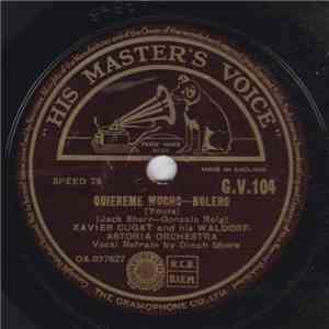 Xavier Cugat And His Waldorf - Astoria Orchestra - Quiereme Mucho / Jungle Drums download free